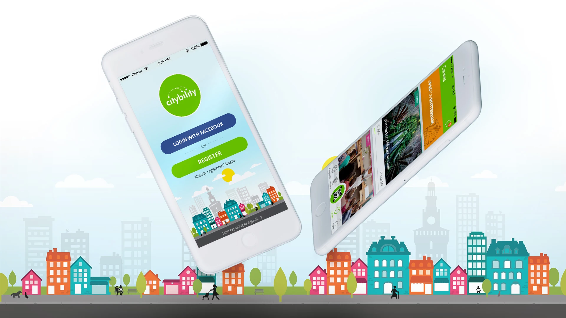 Citybility - Branding, app design, content creation