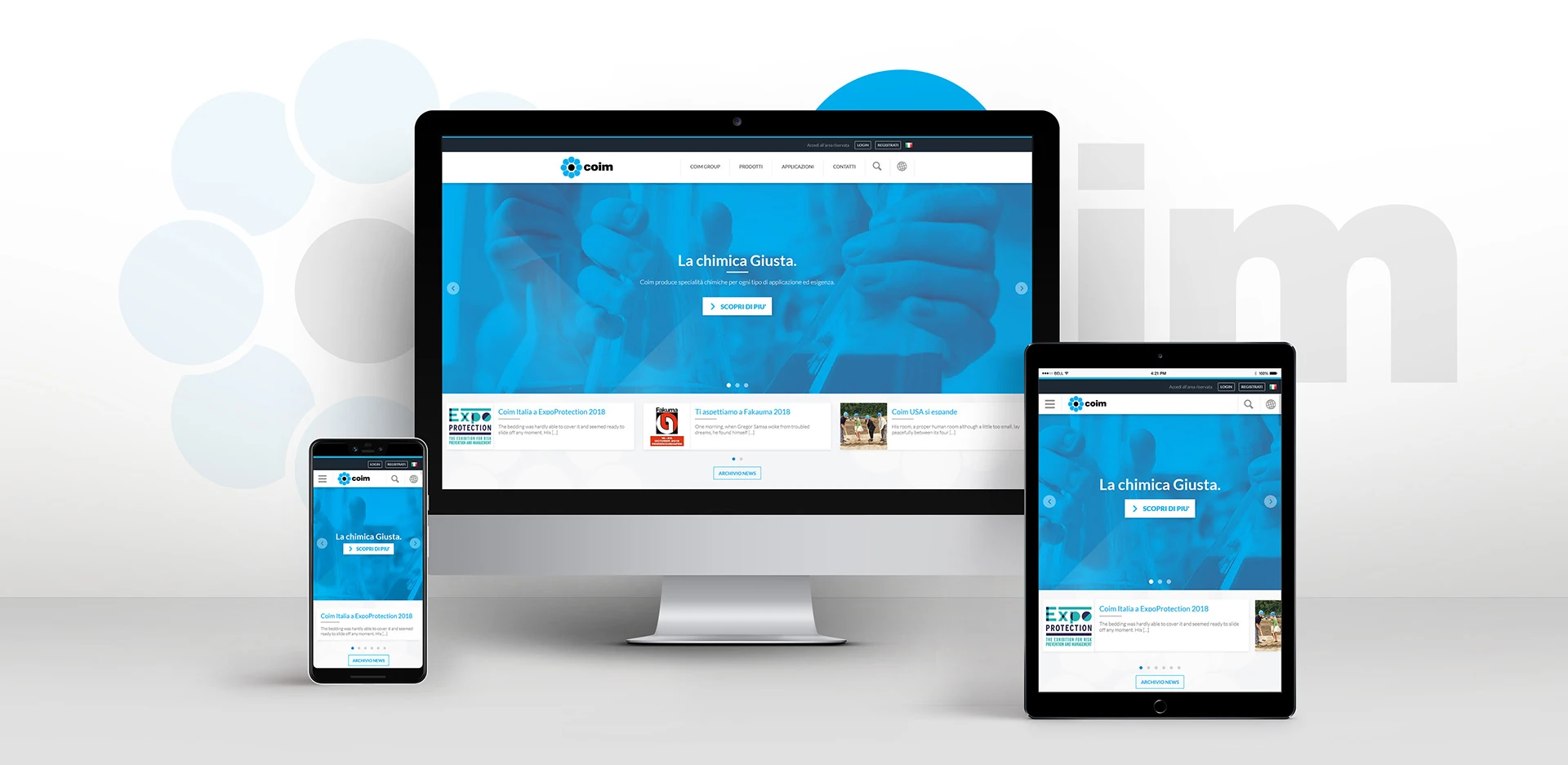 Coim Group - responsive design