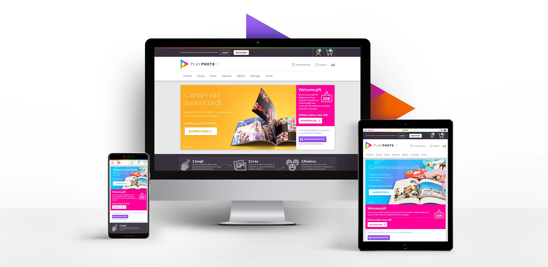 Playphoto - Responsive web design