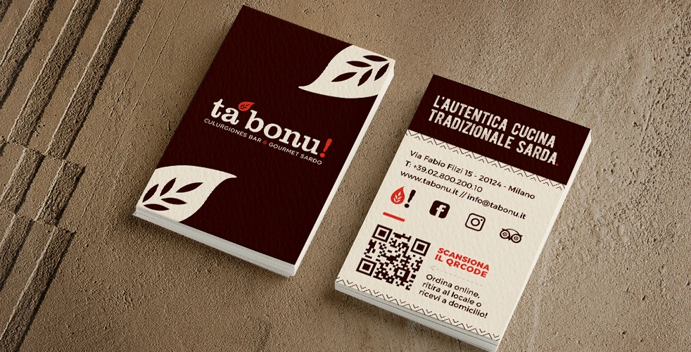 Ta Bonu Branding - Biglietti da visita